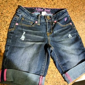 Girl's Justice Jean shorts size 7
